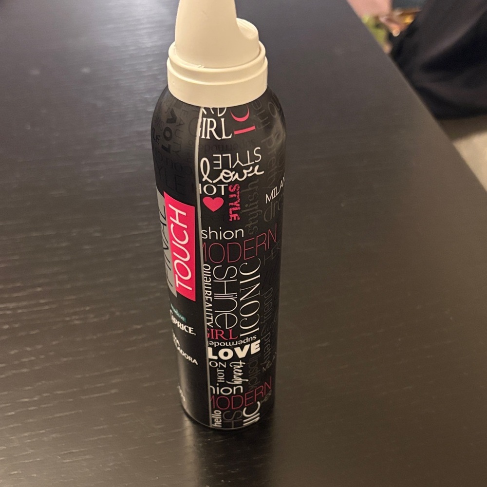 Black and Pink Touch Hair Spray